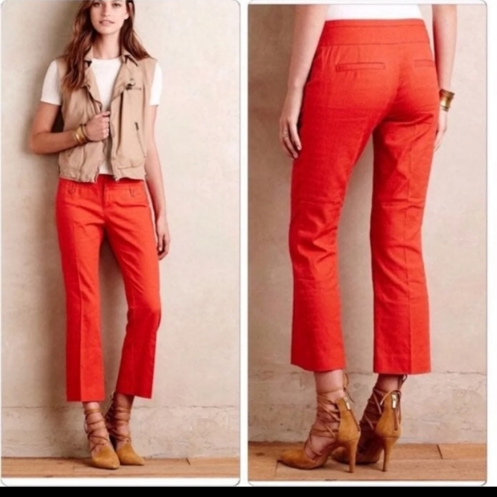 Anthropology crop kick pants size 12